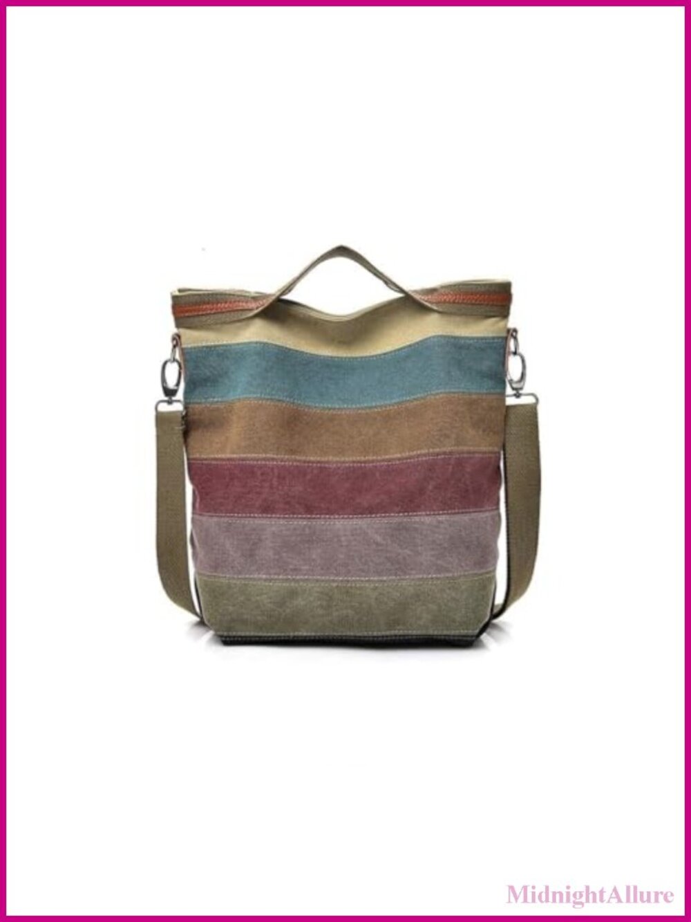 CVFAJI Women's Canvas Hobo Handbag Convertible Tote Crossbody Bag